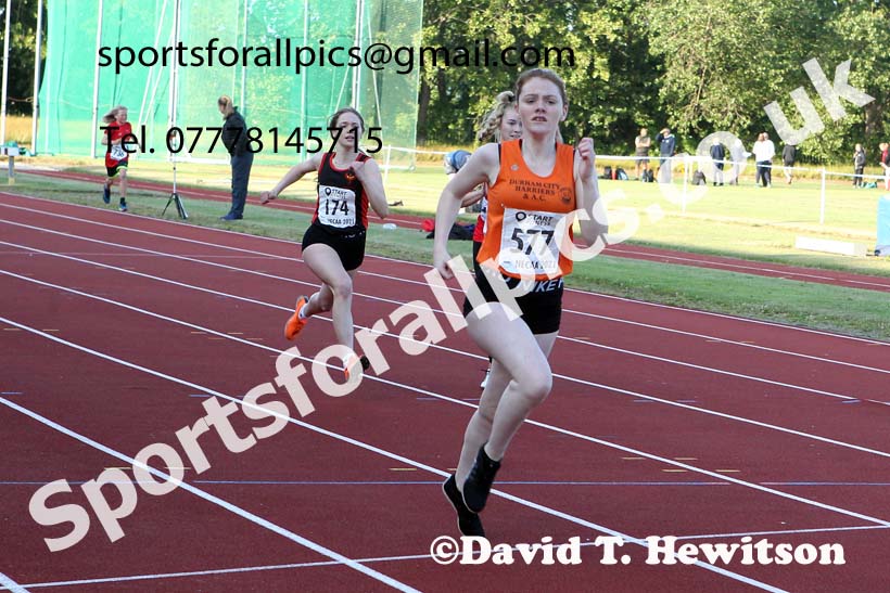 200 metres, 2021 North East Grand Prix No.4, Monkton, Wednesday, June 30th. Photo: David T. Hewitson/Sports for All Pics